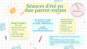 Lire la suite à propos de l’article Profiter des vacances pour améliorer l’écriture de son enfant : deux ateliers parents-enfants à Martinvast